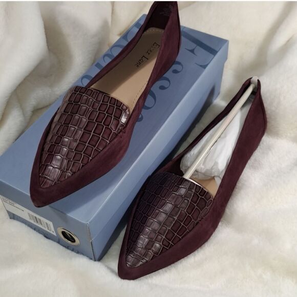Essex Lane Suede leather Loafers LEATHER NEW IN BOX - Picture 2 of 9